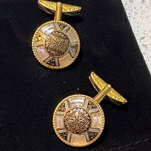 Luxury Gold and Silver Cufflinks